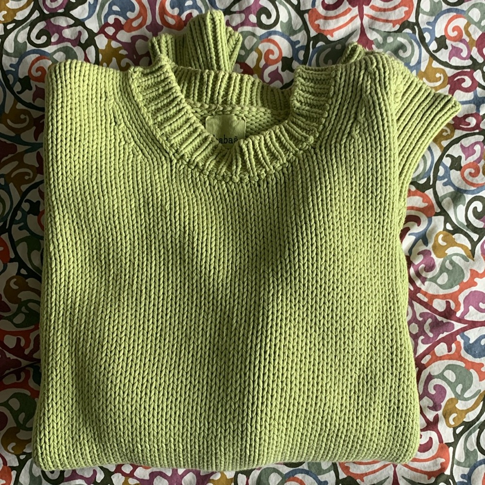 Babaa No. 16 Jumper in Green Tea